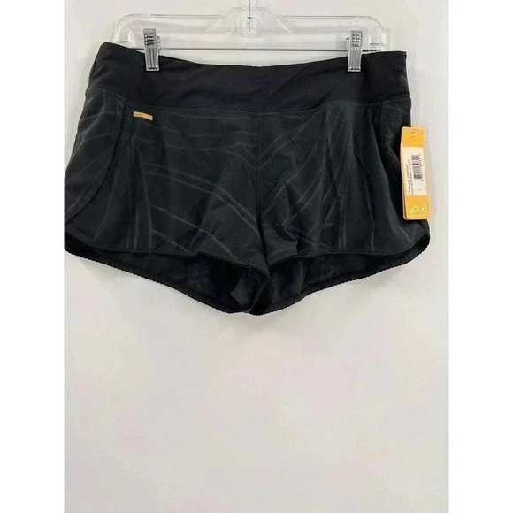 LOLE Run-Up Shorts UPF 50+ Quick Dry Stretch Form BLACK Large NEW W TAGS - Picture 1 of 15